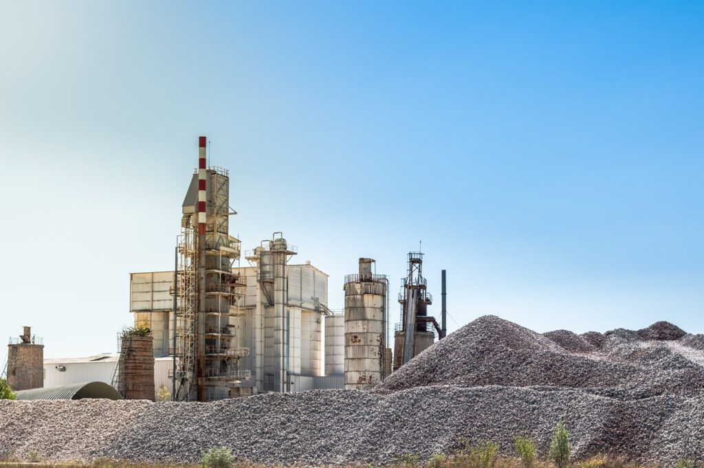 Cement factory plant