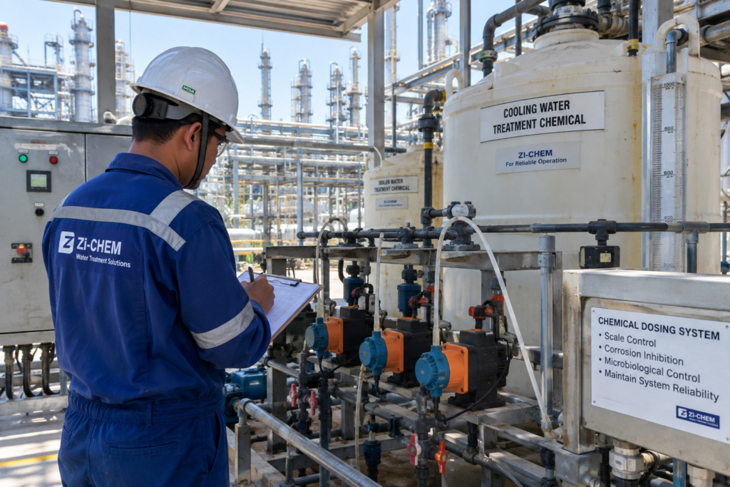 petrochemical-cooling-water-chemical-dosing-system